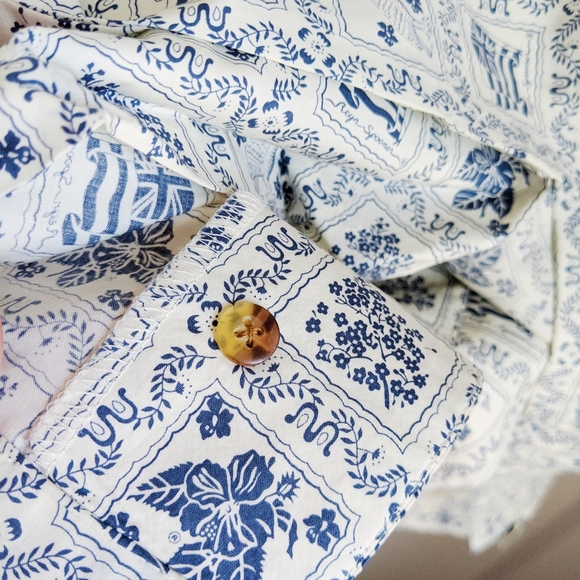 Reyn Spooner NFL Pro Bowl 2008 Hawaii Shirt Large - Picture 9 of 9